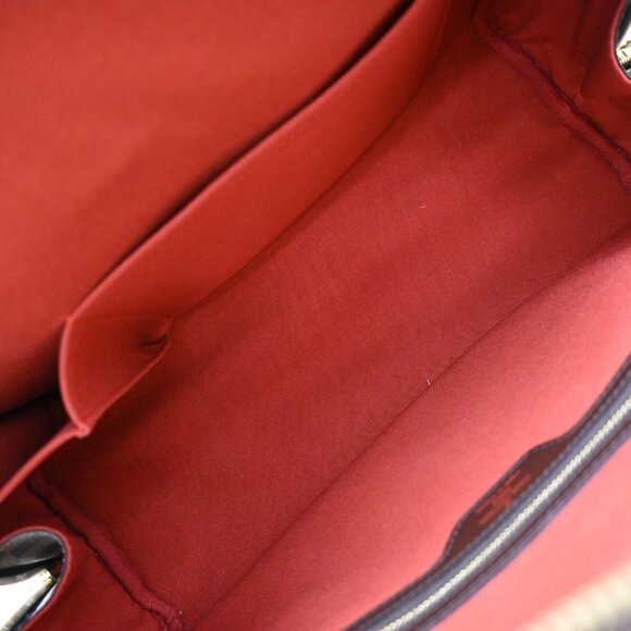 LOUIS VUITTON Nolita Hand Bag Damier Ebene Leather Brown France - Picture 10 of 16